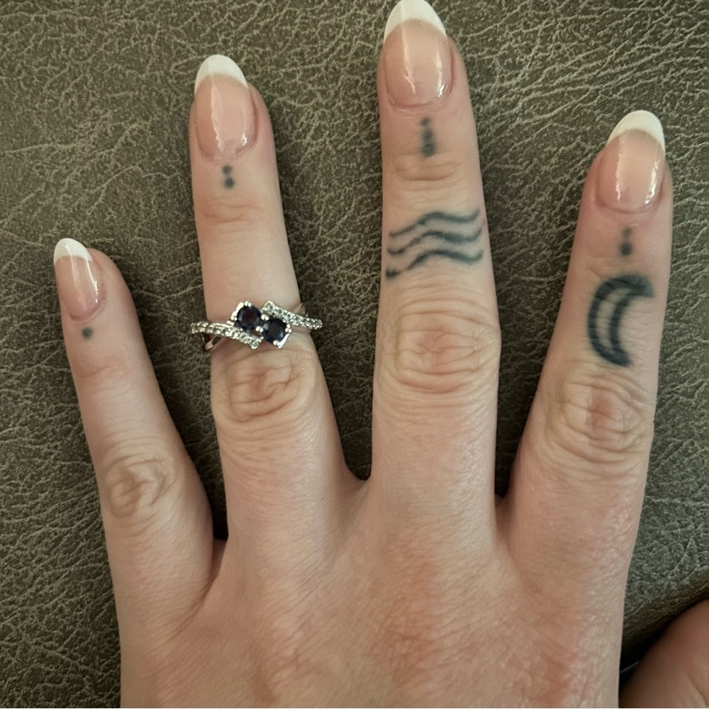 JTV Purple 2 Stone Ring 💍
